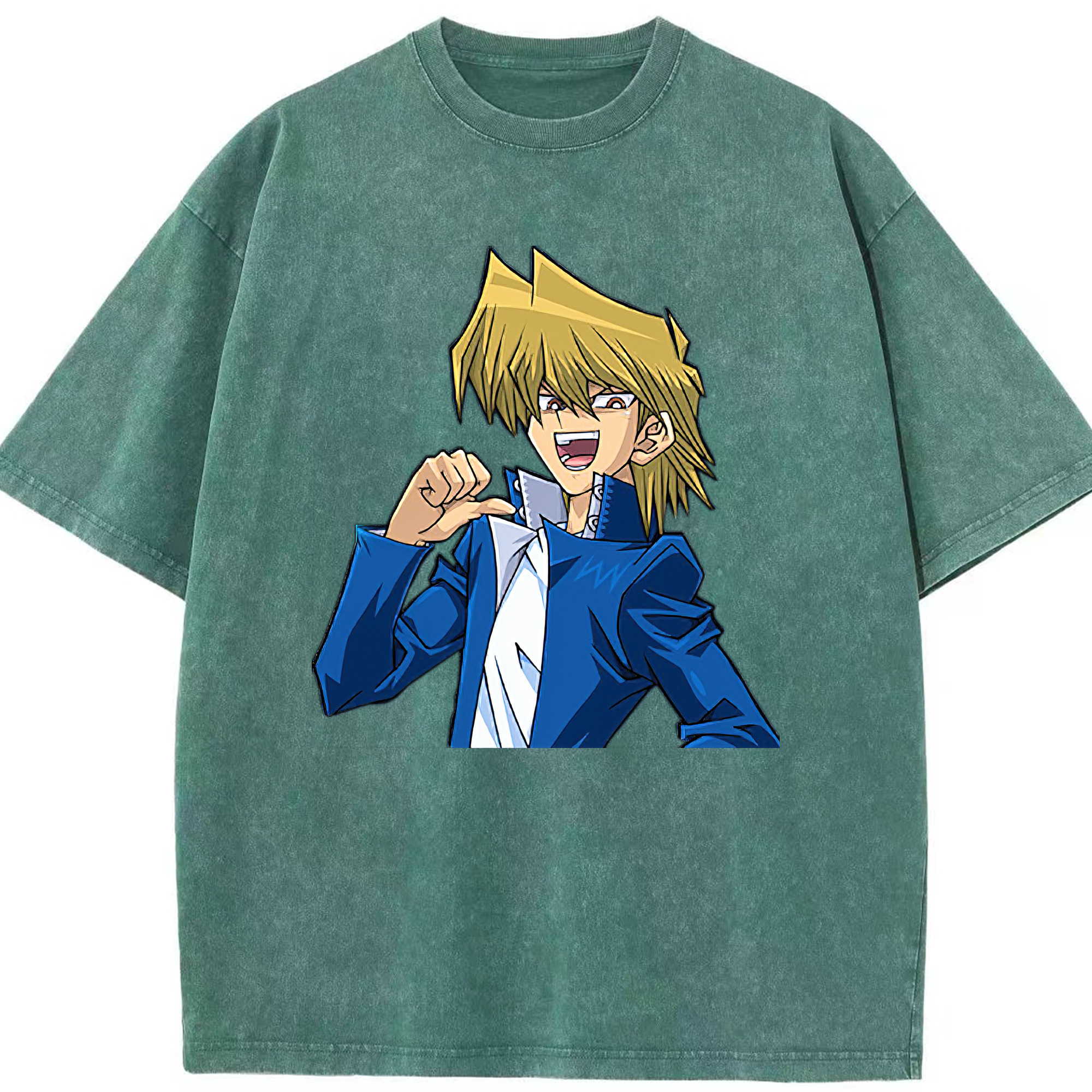（画像用） 遊☆戯☆王 Yu-Gi-Oh! 綿100% ヴィンテージ風 半袖Tシャツ（フロントプリント）